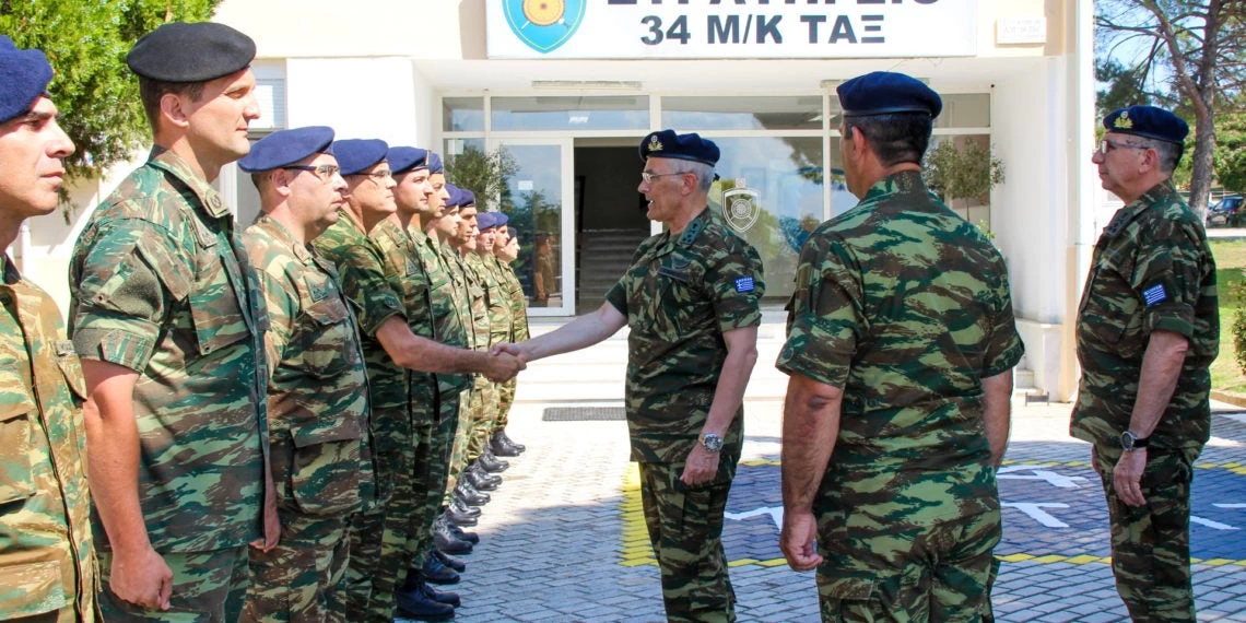 Στην περιοχή ευθύνης του Γ’ Σώματος Στρατού ο Α/ΓΕΣ Καμπάς